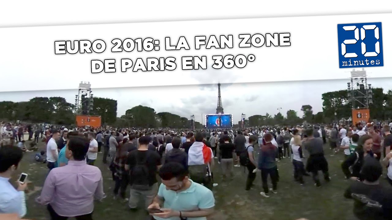 Visitez la Fan Zone de la Tour Eiffel en 360 degrés YouTube