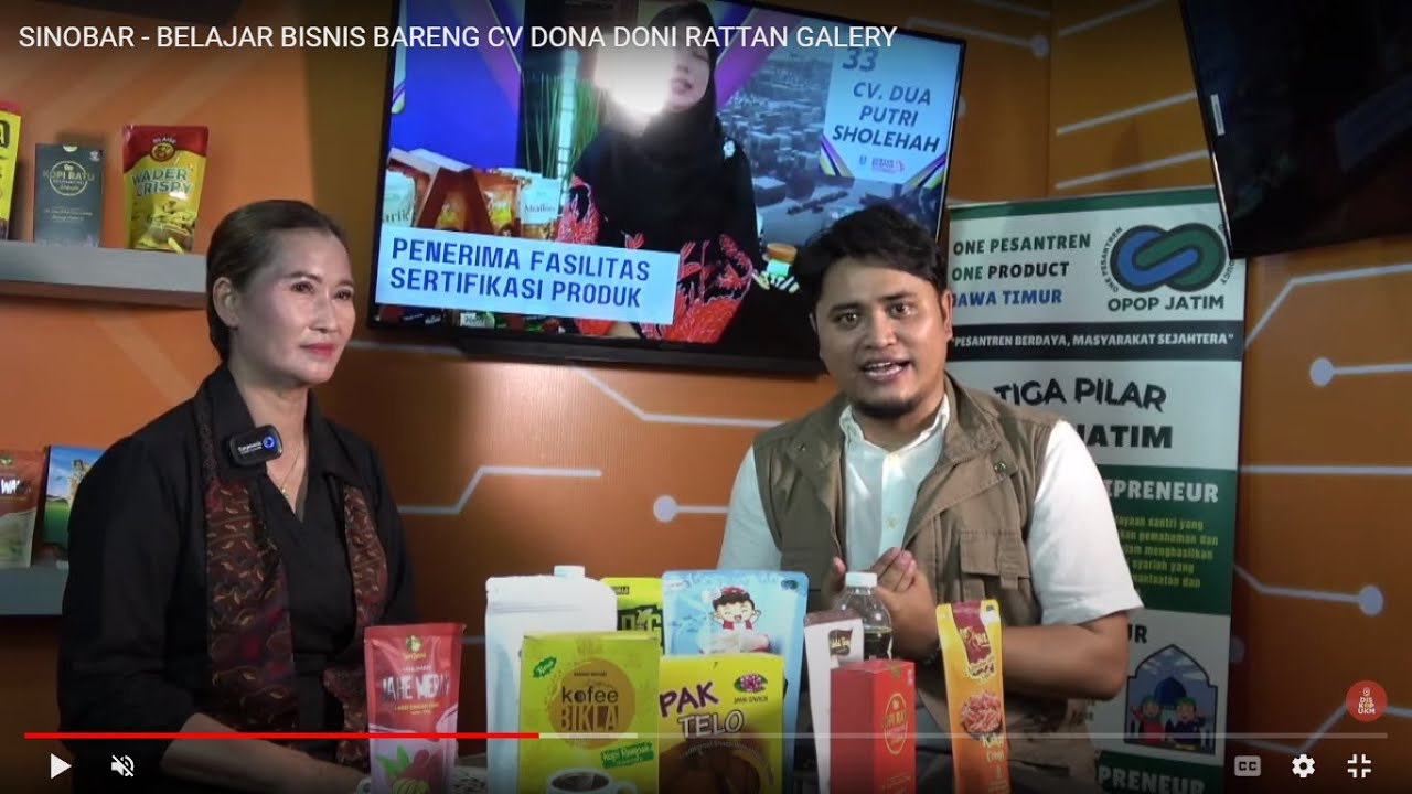 SINOBAR - BELAJAR BISNIS BARENG CV DONA DONI RATTAN GALERY - YouTube