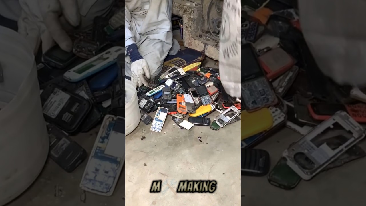 100% Pure Gold Extraction from Mobile Phones