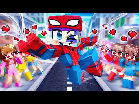 Rizzing Girls As SPIDERMAN in Minecraft!