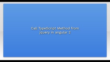Call TypeScript Method from jquery in angular 2