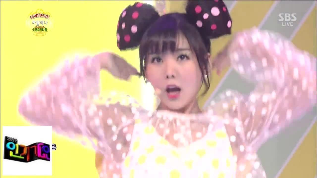 [Orange Caramel Orange Caramel] - Kotalena @ популярная песня Inkigayo 140316