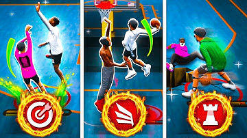 WINNING a 1v1 STAGE COURT GAME with EVERY BUILD in NBA 2K23..