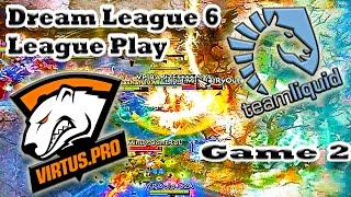 VP vs Liquid Game 2 Dream League 6 Dota 2 League Play Highlights