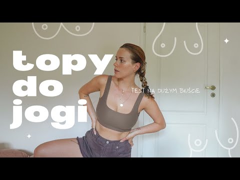 mierzę większość topów do jogi na moim dużym biuście 👙🌹