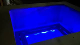 Homemade hottub test of light