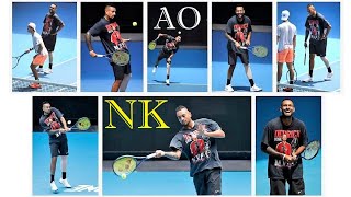 KYRGIOS court practice in Melbourne 🎾 2021 AUSTRALIAN OPEN screenshot 2