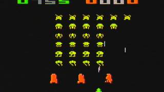 Atari's 1980 massive hit pits your gun against an armada of enemy
aliens. for joystick use. recorded with atari 2600 hooked up to the
computer through a t...