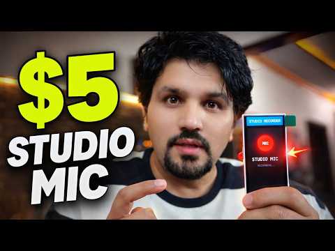 I Built a $5 Studio Mic | Can a $5 ESP32 Mic Sound Like a Studio Microphone?