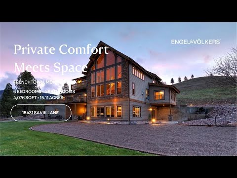 15431 Savik Lane, Frenchtown, MT home video tour
