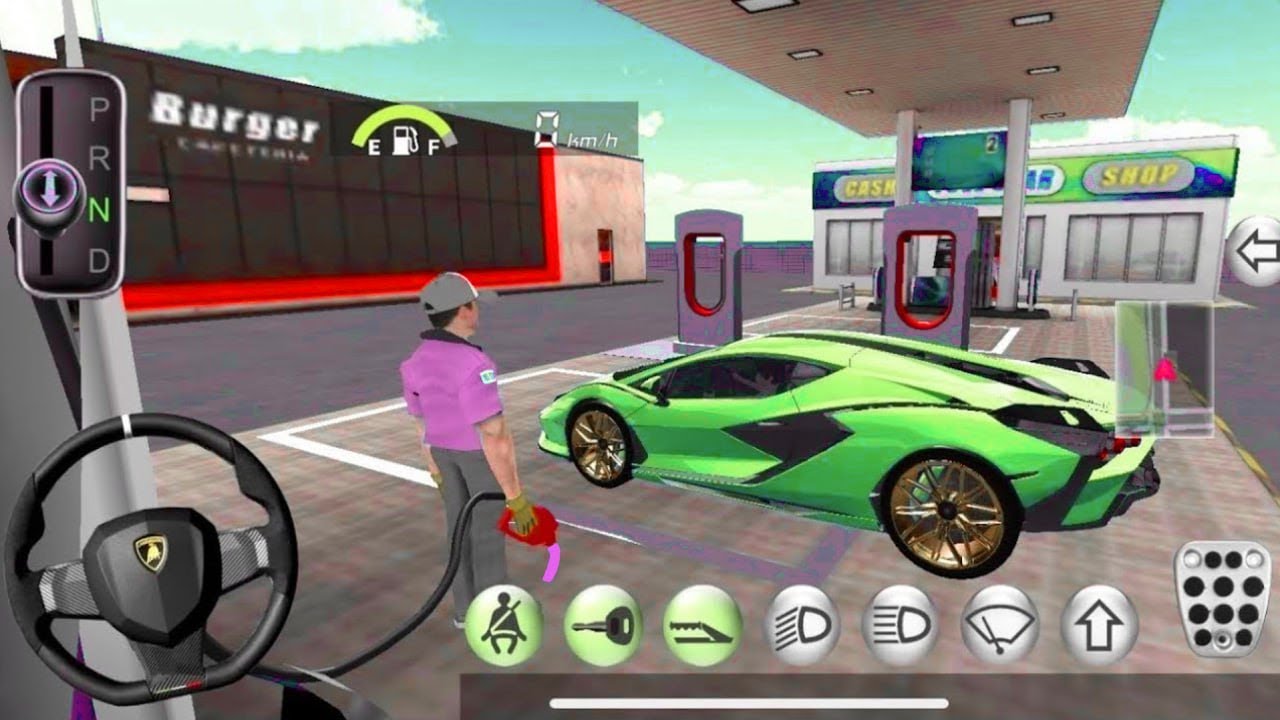 3D Driving Class Simulation-Funny Police Officer Refuel His Super Car Gas Crazy Gameplay Ep-1329 New
