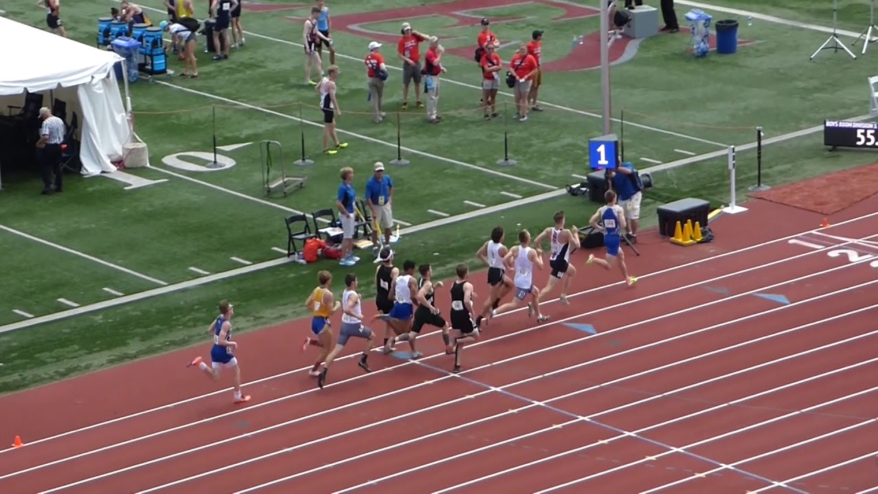 2018 WIAA State Track and Field - Division 1 Boys 800m Run (Heat 2 of 2 ...