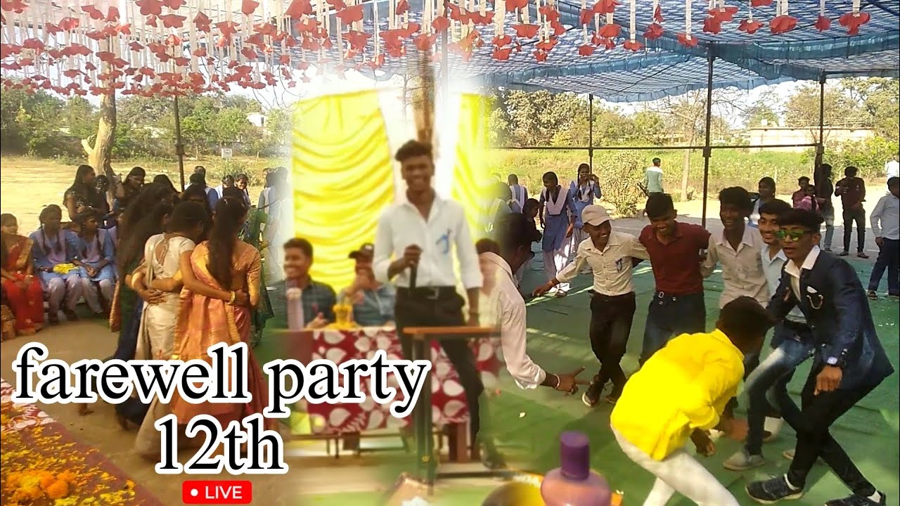 farewell party 12th School farewell party Last din school ka - YouTube