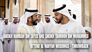 Famous Sheikh Hamdan bin Zayed and Sheikh Tahnoon bin Mohammed attend Al Nahyan's weddings Throwback Net Worth