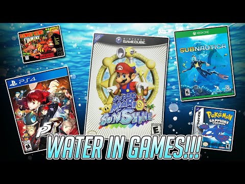 Water in Video Games I've Played!!! #TeamSeas | Mikeinoid