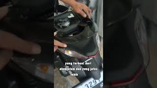 behel honda deluxe patah #repair #vehicle #OTOMOTIF