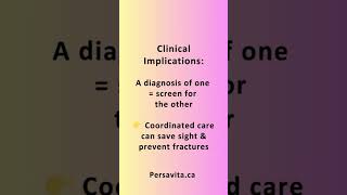 Osteoporosis and AMD Link