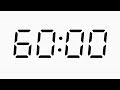 1 Hour Silent Timer - Loud Alarm at End! Workout, Homeschooling, Challenges, Studying, Cooking