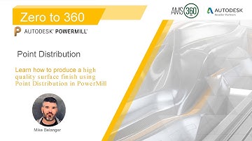 Autodesk PowerMill | How to Produce a High Quality Surface Finish Using Point Distribution