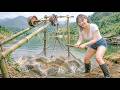 Full Video: Fishing With Ancient Tools - Harvesting A Large Quantity Of Fish - Lucia Fishing