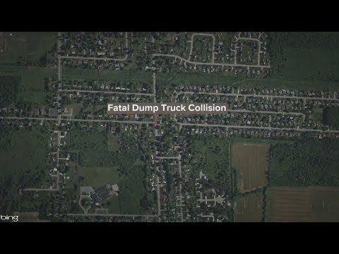 Woman killed in crash involving dump truck - YouTube