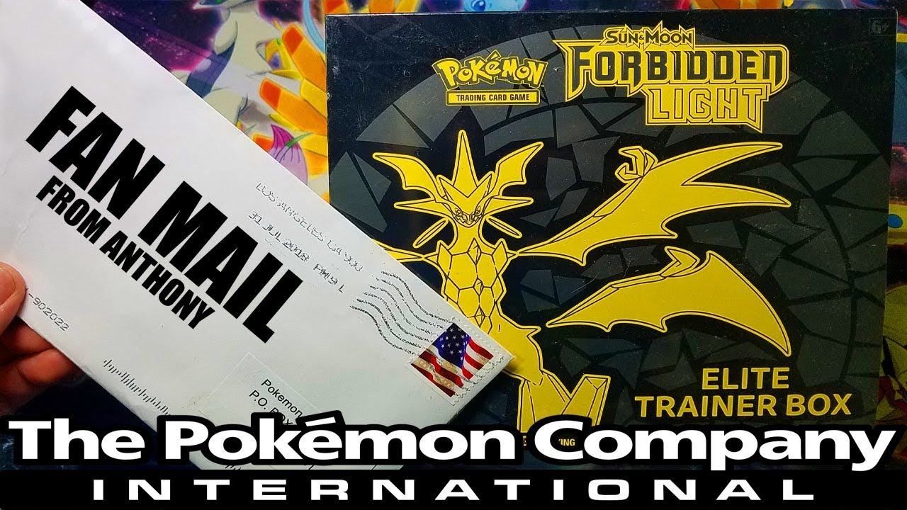 FAN MAIL / THE BEST FORBIDDEN LIGHT ELITE TRAINER BOX FROM THE POKEMON COMPANY!