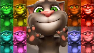 My Talking Tom Videos Funny |  Talking Tom Colors Pocoyo | talking tom cat colors video funny