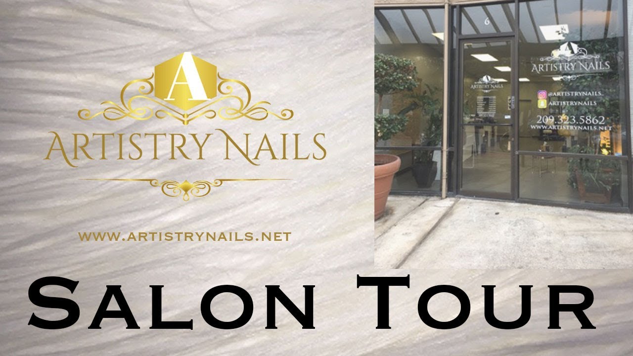 Artistry Nails Salon Tour and Cat Eye Design
