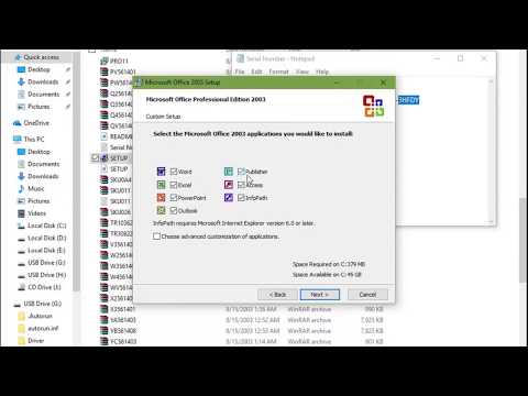 How To Install Microsoft Office 2003 On Windows 10