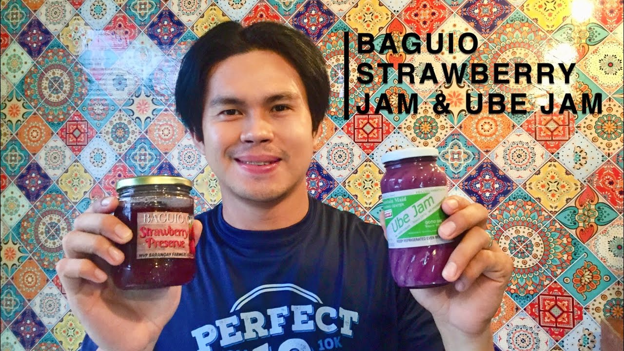 Strawberry jam and Ube jam in Baguio City YouTube
