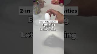 Celebrity 2 Activities In 1 ✨ How To Dye Easter Eggs With Salt | Letter Tracing #springcrafts #eastereggs Wealth