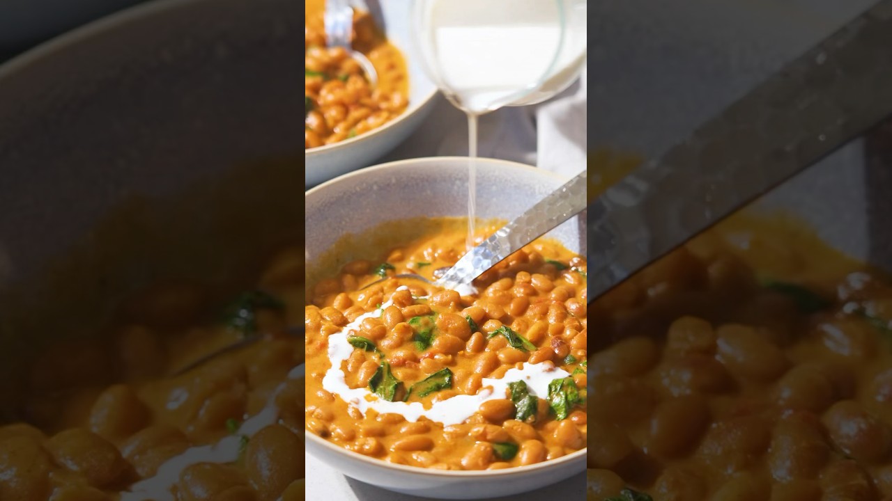 Creamy Bean & Spinach Stew