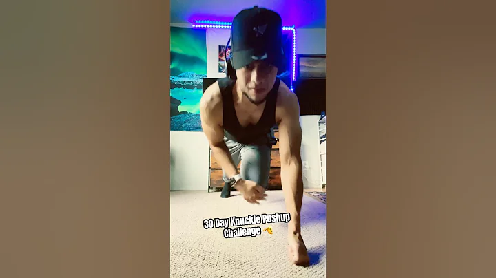 30 Day Knuckle Pushup Challenge 🥊❗️ #motivation #power #pushups #fitness #chest #workout #shorts