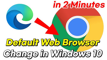 How to change default web browser in Windows 10