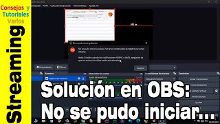¡SOLUCIÓN! Error al Grabar Pantalla con OBS Studio 🎥💻 screenshot 4