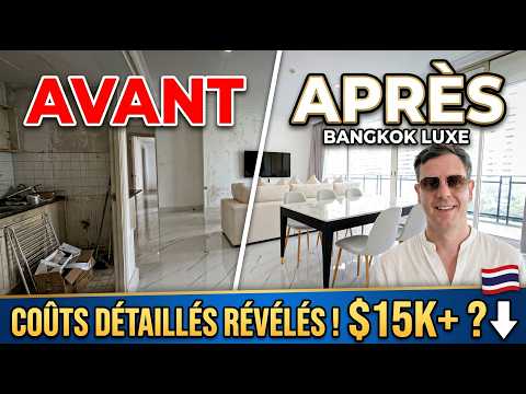 TRANSFORMATION EXTRÊME : Condo de Luxe à Sukhumvit 31 🇹🇭 (Tous les Coûts Dévoilés)
