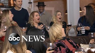 'Scandal' super-fans surprised by stars Tony Goldwyn and Joe Morton during viewing party