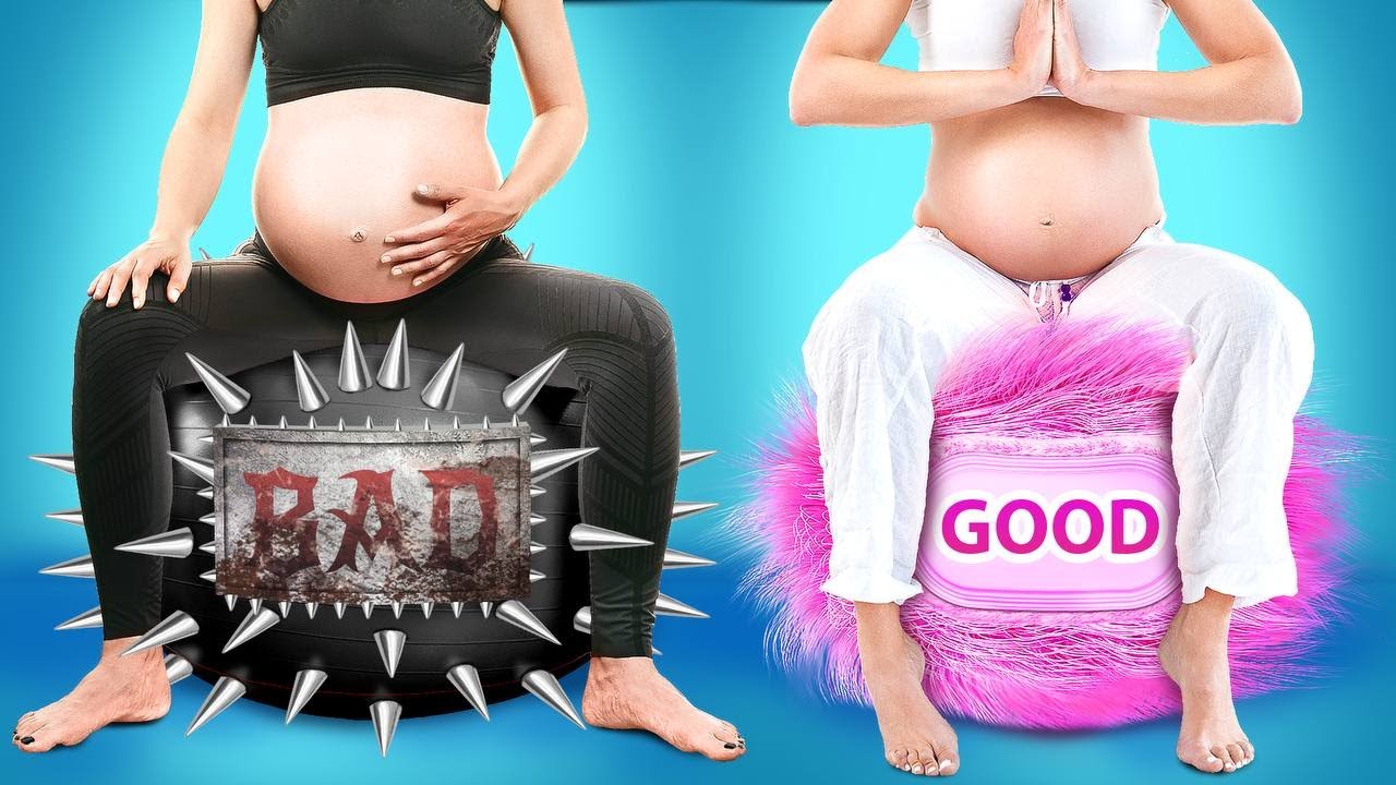 ⁣Unbelievable Poor vs Rich Pregnancy Hacks | BAD vs GOOD Pregnant