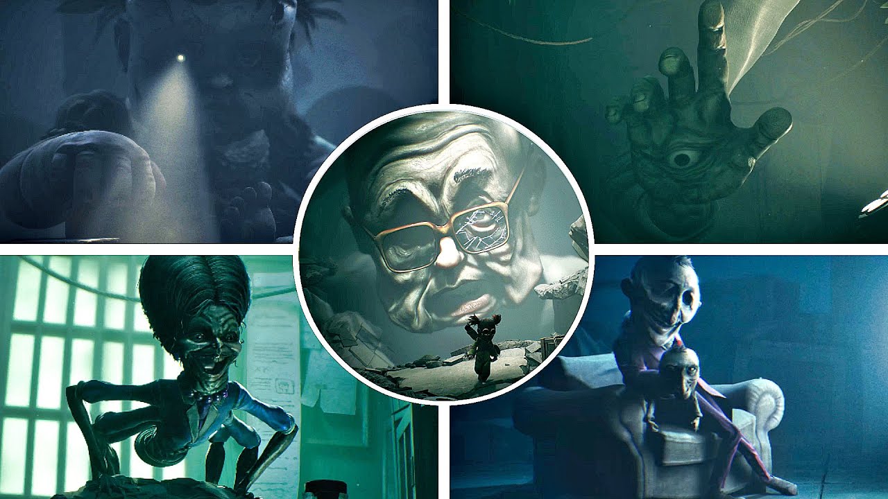 Little Nightmares 3 - All Bosses & Ending (4K 60FPS)