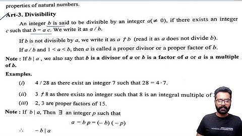 Divisibility and division algorithm | Number Theory | test of divisibility | part 1 | Kamaldeep Sir