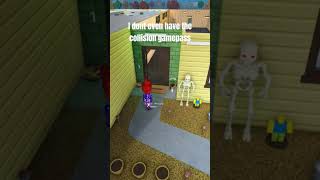 Wasn't I supposed to have the collision gamepass? #roblox #bloxburg