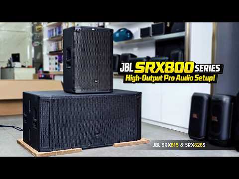 JBL SRX800 Series | High-Output Pro Audio Setup!