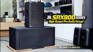 JBL SRX800 Series | High-Output Pro Audio Setup!