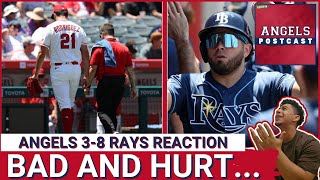 ANGELS POSTCAST: Grayson Rodriguez POOR, then EXITS with INJURY, Bachmann BRUTAL in 8-3 loss to Rays