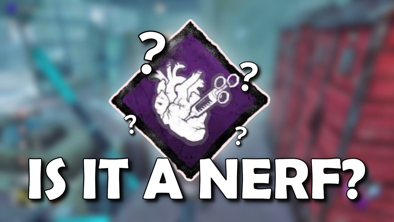 So Adrenaline is getting a... 'NERF' - Dead By Daylight