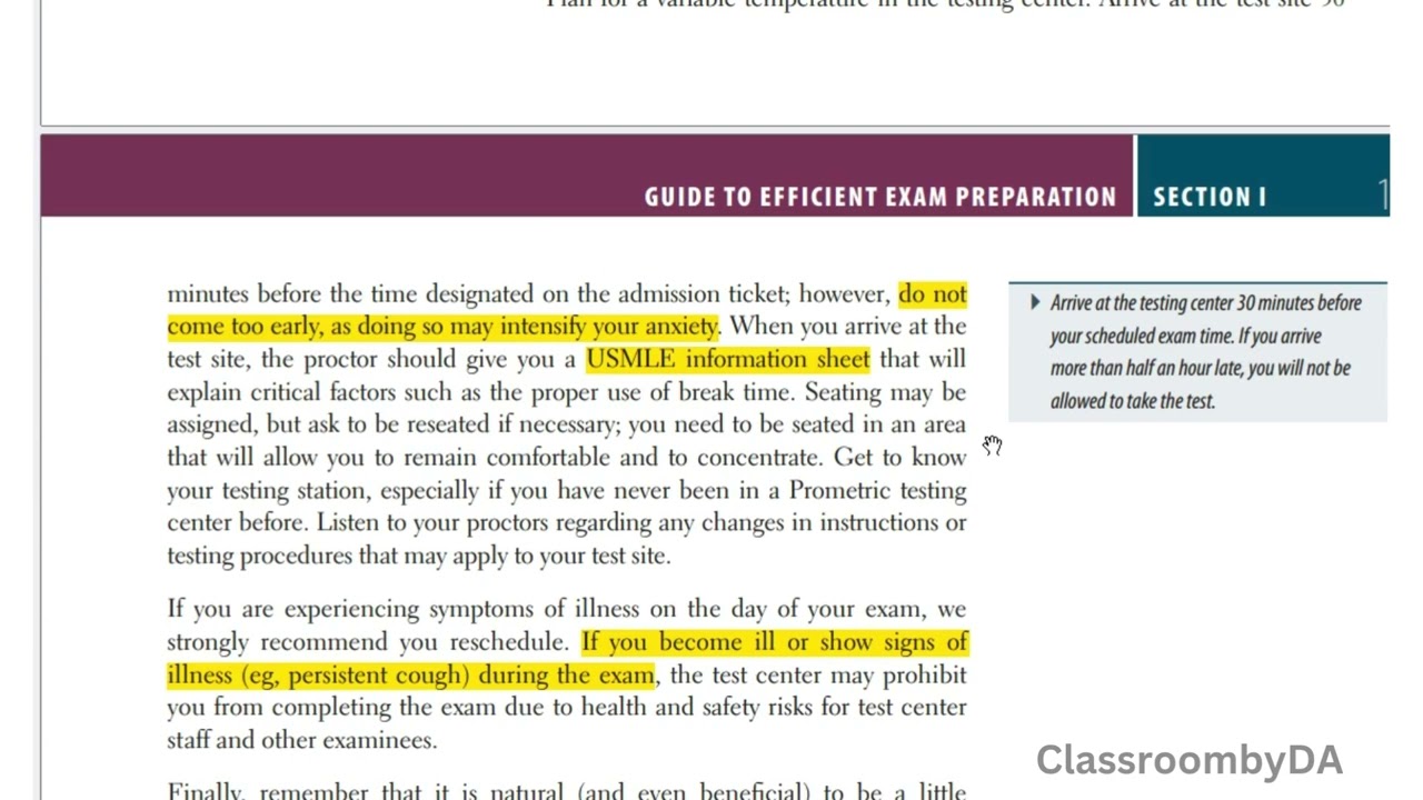 Exam Day Guide for USMLE Step 1 in 2025 | DOs and DONTs of Step 1 | Honest exam advice | CDA