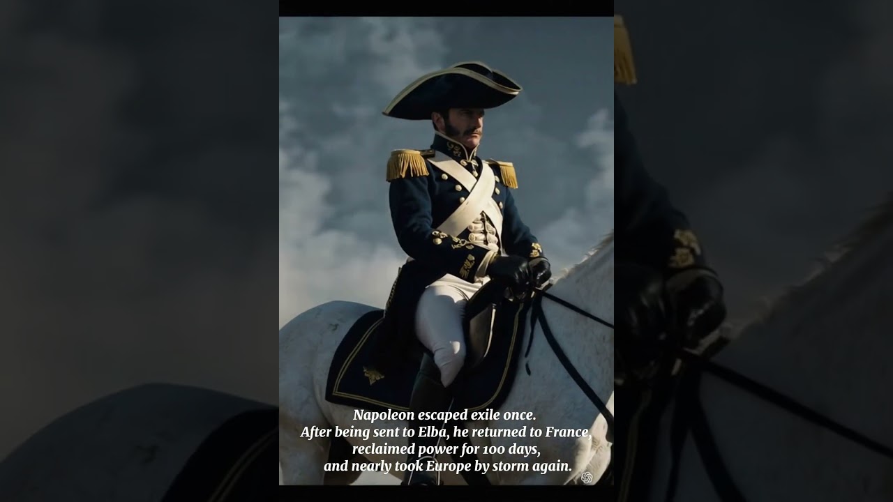 Napoleon escaped exile! 