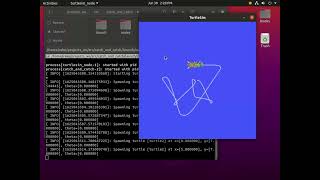 Turtlesim-Catch and Catch (Ros turtlesim project - Learning curve)