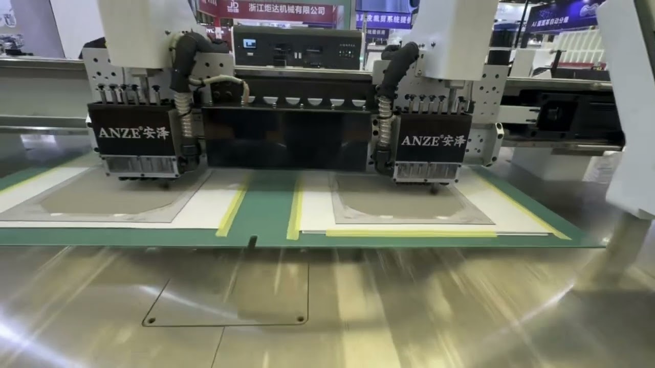 Anze design A1 perforation machine for leather processing 