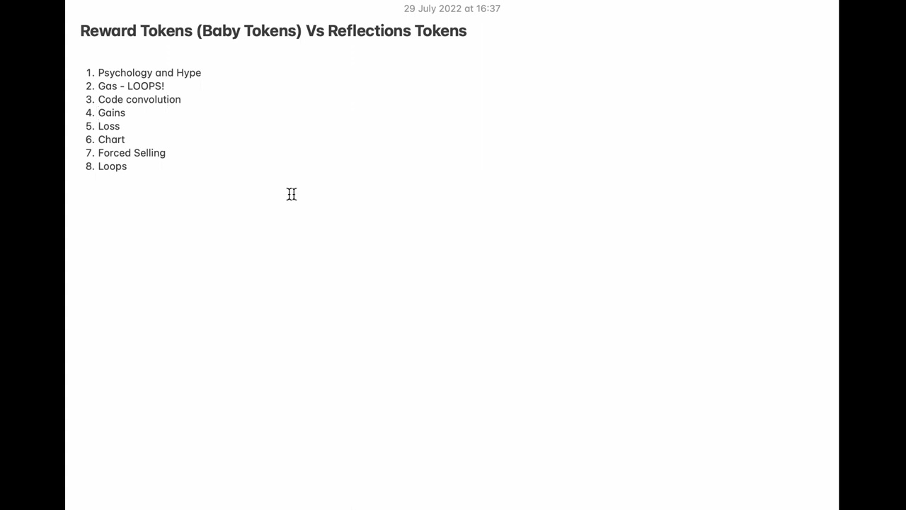 Rewards (Baby) Tokens Vs Reflections (RFI) Tokens! Why one is stupid and the other is genius!